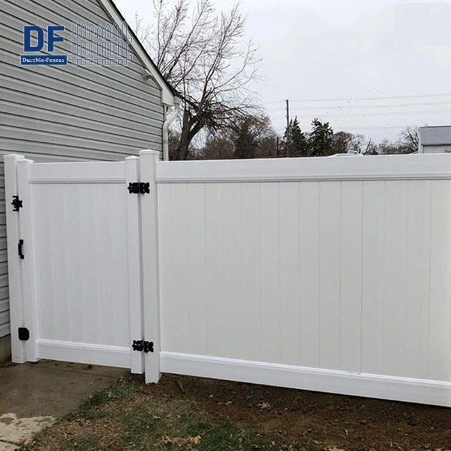 Vinyl Door Fence